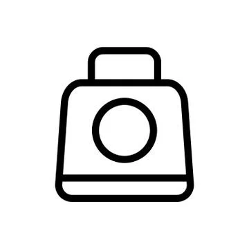 Eating takeaway icon vector. Isolated contour symbol illustration Illustration