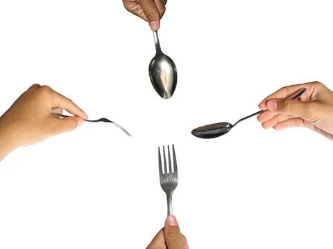 Eating together  Stock Photos