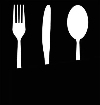 Eating utensils Stock Illustration