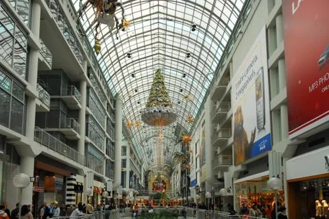 Eaton Centre - Toronto, Canada Stock Photos