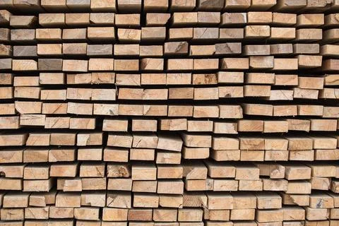 Eaves board in stacks background Stock Photos