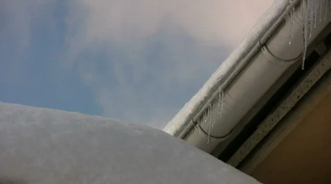 Eaves drip Stock Footage 625575