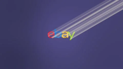 Ebay Logo Light Reveal Stock Footage 157698106