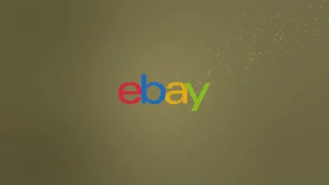 Ebay Logo Wind Dissolve. Golden Stock Footage 157698679