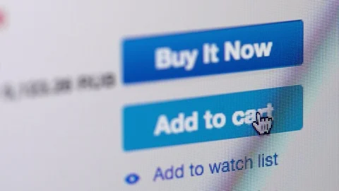 Ebay online shopping Stock Footage 87206785