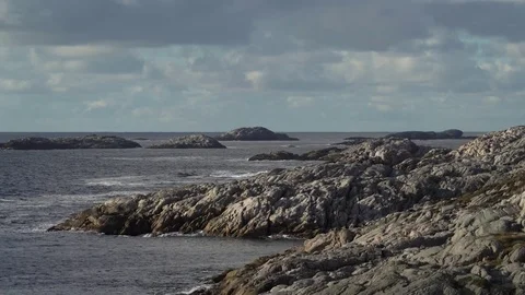 Ebb, ocean and waves. Stock Footage 77974382