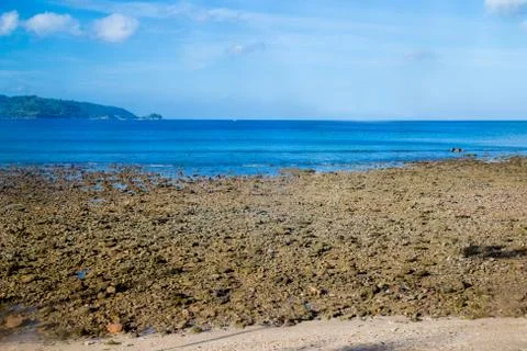Ebb tide sea Stock Photos