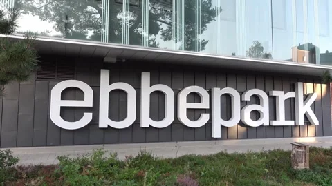 Ebbepark sign Stock Footage 284619142