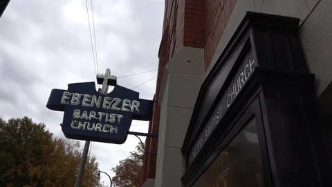 Ebenezer Baptist Church 스톡 동영상 100374594
