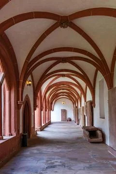 EBERBACH, GERMANY-MAY 29, 2019: The Cistercian monastery of Eberbach Stock Photos