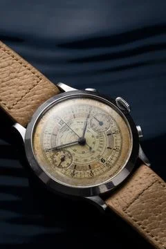 Eberhard chronograph Stock Photos