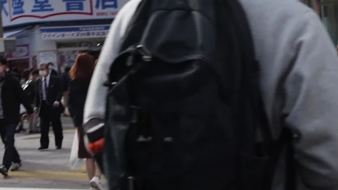 Ebisu walking3 Stock Footage 159841747