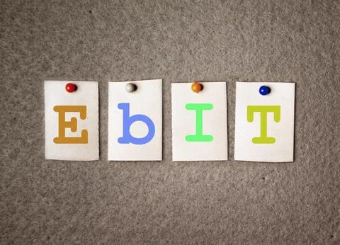 EbIT note on pin board Stock Photos