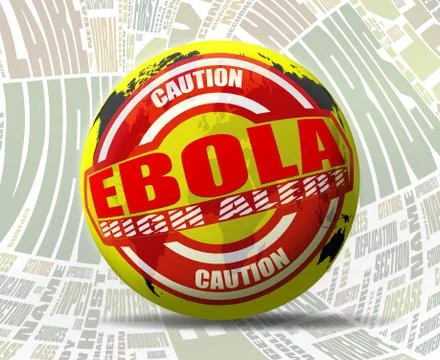 EBOLA ALERT Stock Illustration