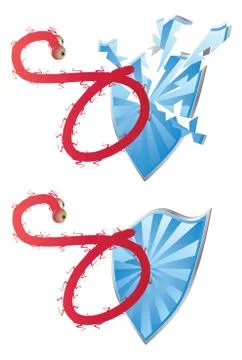 Ebola Attack Stock Illustration