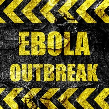 Ebola outbreak concept background Illustrazione stock