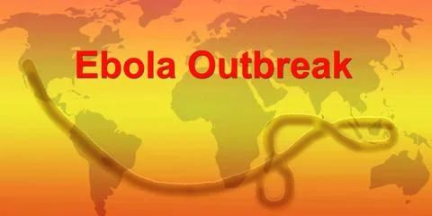Ebola outbreak Stock Illustration