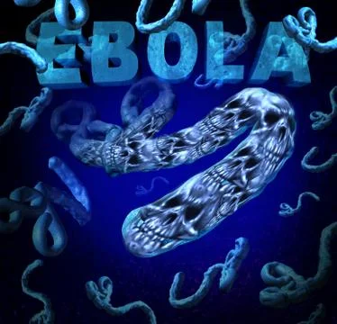 Ebola outbreak Stock Illustration