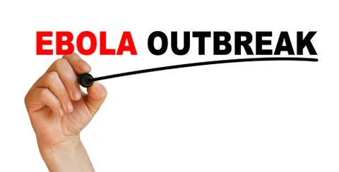 Ebola outbreak Stock Illustration