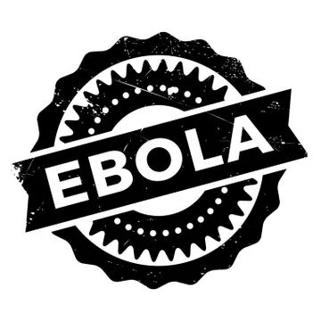 Ebola rubber stamp Stock Illustration