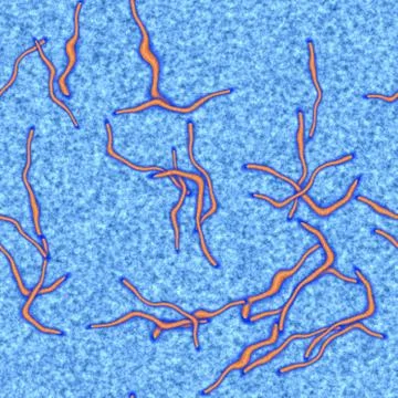 Ebola seamless generated hires texture Stock Illustration