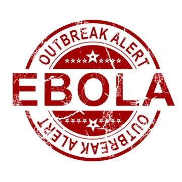 Ebola stamp Stock Illustration