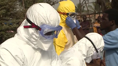 Ebola Teams in Sierra Leone Vídeo Stock 51702365