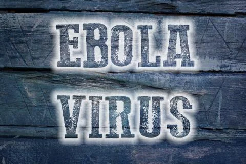 Ebola virus concept Stock Illustration