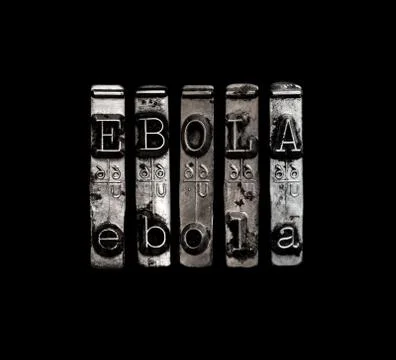 Ebola virus concept Stock Photos