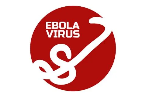 Ebola virus concept. Template for background, banner, poster. Vector EPS10 Stock Illustration