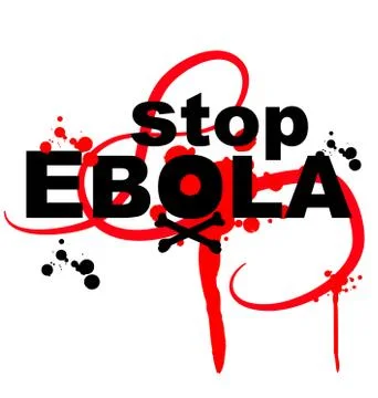Ebola virus design Stockillustratie