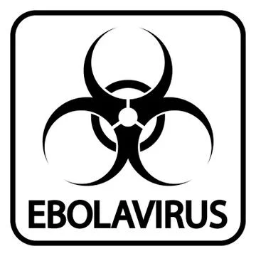 Ebola virus icon Stock Illustration
