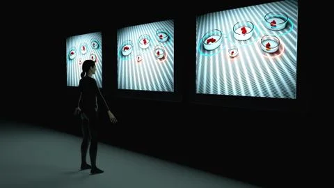 The Ebola virus 스톡 일러스트