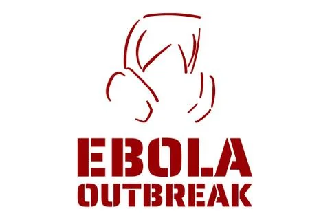 Ebola virus outbreak concept. Template for background, banner, poster with text Stock Illustration