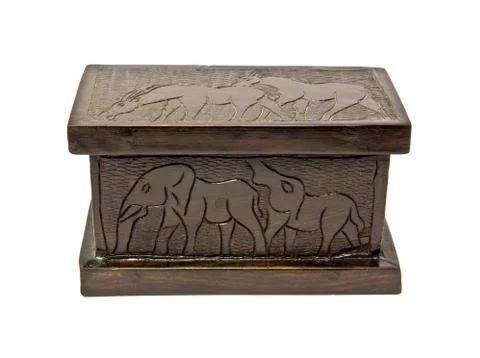 Ebony box Stock Photos