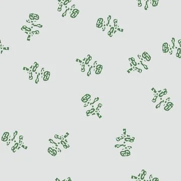 Ebony jungle amazon glyph vector seamless pattern Stock Illustration