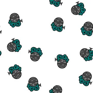 Ebony wood vector seamless pattern 스톡 일러스트