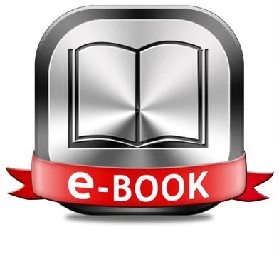 Ebook button Illustrazione stock