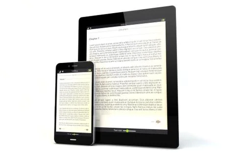 Ebook Stock Illustration