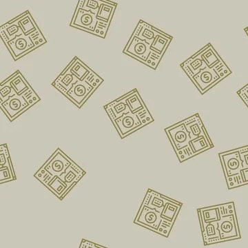 Ebook publishing line seamless pattern 스톡 일러스트