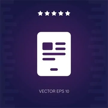 Ebook vector icon Stock Illustration