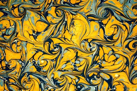 Ebru art background Stock Illustration