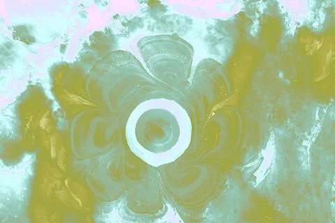 Ebru art background marbling texture floral patterns Stock Illustration