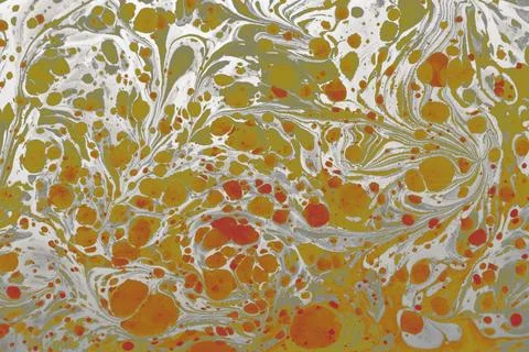 Ebru marble conch effect surface pattern design for print Stock Illustration