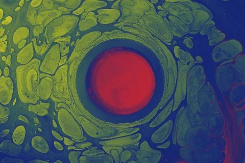 Ebru marble conch effect surface pattern design for print Illustrazione stock