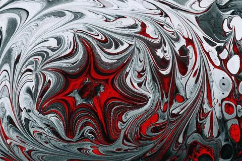 Ebru marble conch effect surface pattern design for print 스톡 일러스트