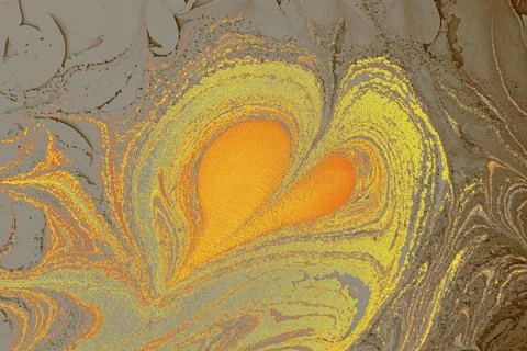 Ebru marble conch effect surface pattern design for print Illustrazione stock