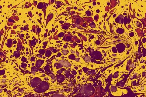Ebru marble conch effect surface pattern design for print Stock Illustration