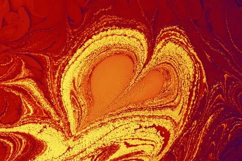 Ebru marble conch effect surface pattern design for print Illustrazione stock