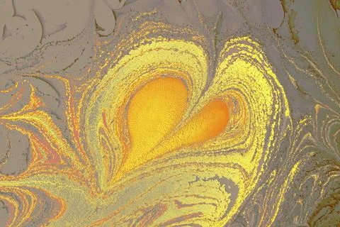 Ebru marble conch effect surface pattern design for print Illustrazione stock